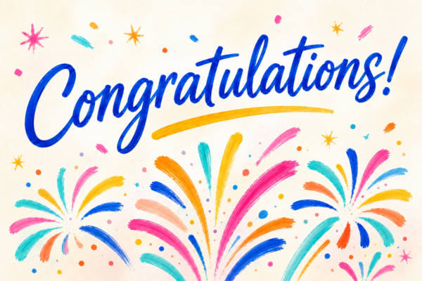 Congratulations Celebration
