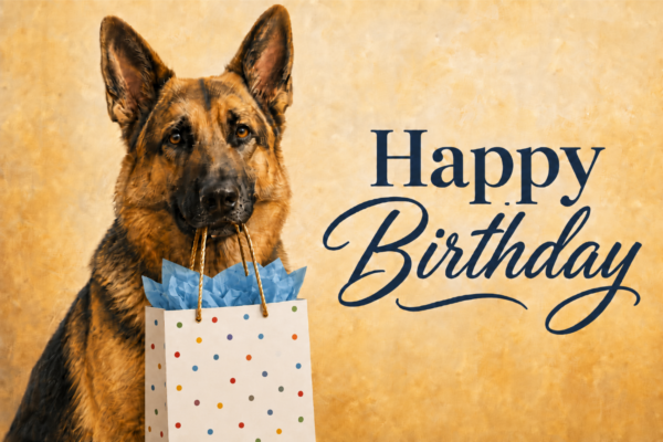 German Shepherd Birthday