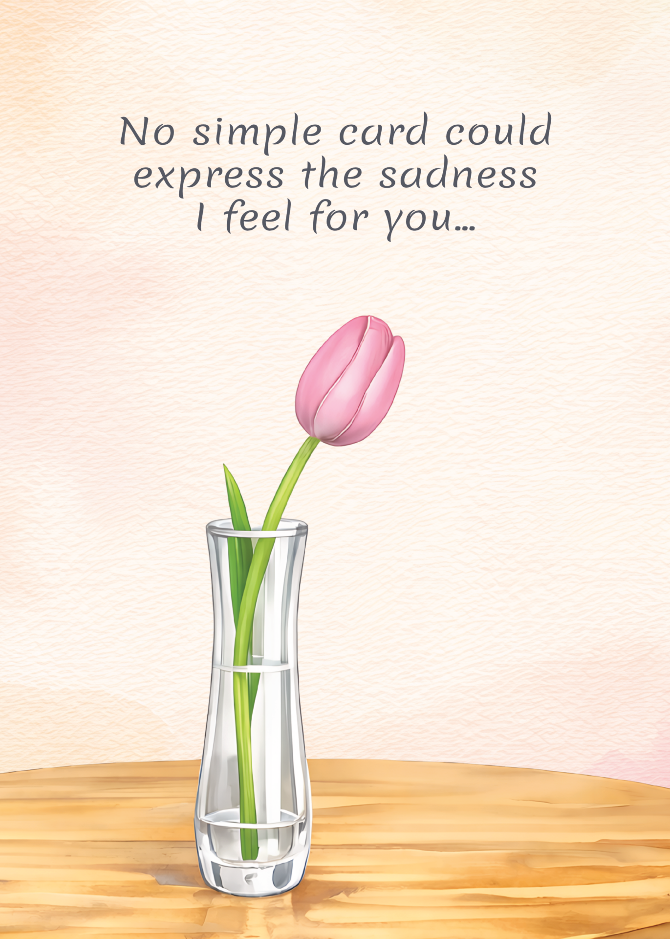 Tulip Bud Vase front